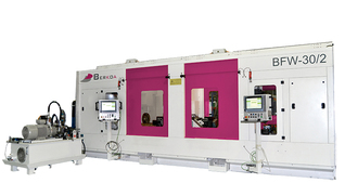 BERKOA BWF-30 Friction spin welding machine with two stations