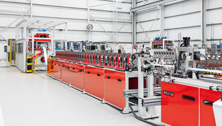 DIMECO FLEXIBLE ROLLFORMING LINE FOR LUMINARIES
