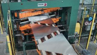FAGOR ARRASATE Línea de corte de formatos de aluminio