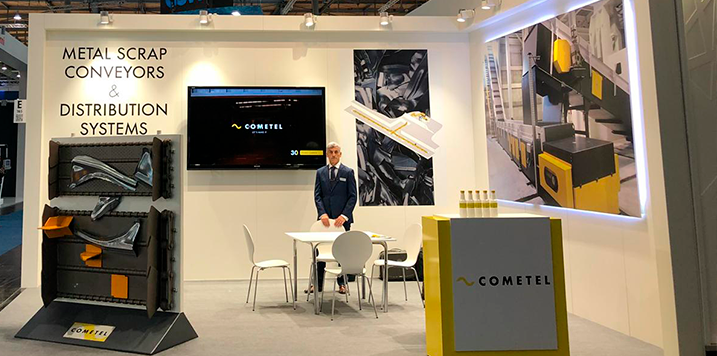 COMETEL has presented its new double-belt evacuation equipment at the Euroblech fair