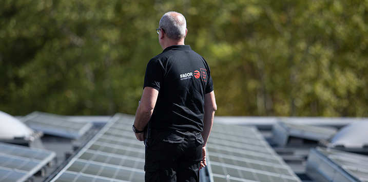FAGOR AUTOMATION installs solar panels as part of its commitment to renewable energies