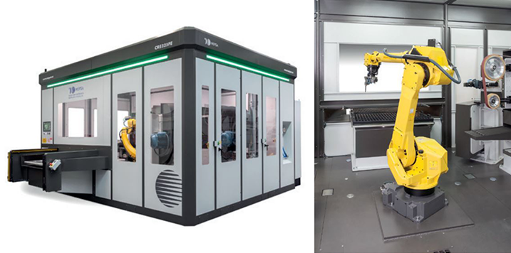 MEPSA in collaboration with Fanuc designs an autonomous cell for sanding, polishing and machining handles and fittings