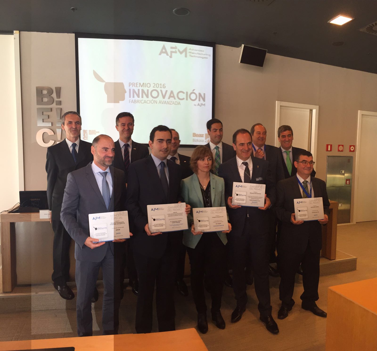 Ibarmia, Danobatgroup and Mizar, winners of the award to innovation in advanced manufacturing