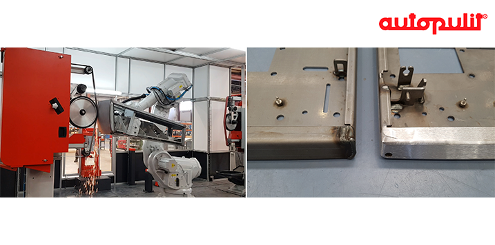 AUTOPULIT expondrá una célula robotizada para el lijado de cordones de soldadura en piezas de chapa en EMO 2019