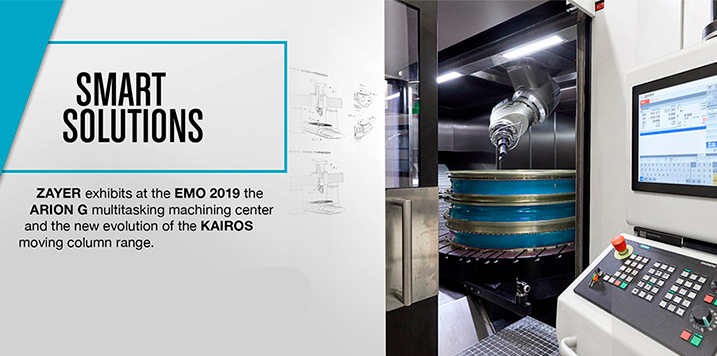 ZAYER present its latest advances in top-level machining solutions at EMO 2019
