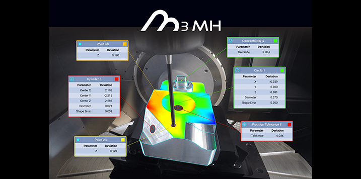 INNOVALIA METROLOGY presenta el software CAM de medición en proceso M3MH, en la EMO MILANO 2021 (Hall 7, Stand F27)