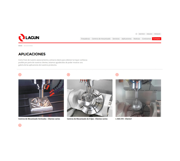 New website of Lagun Machinery
