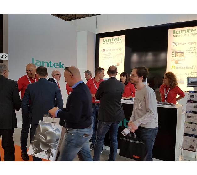Lantek successfully concludes its participation in the most important metal fair in Italy
