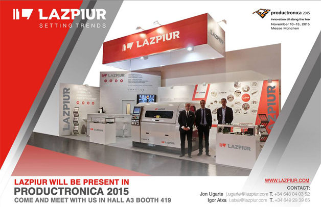 Lazpiur exhibe su tecnología en la fabricación de utillaje para forja en la feria de Hannover, la mayor del mundo