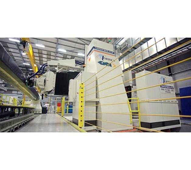 The fifth AFP MTorres machine for A350 XWB Wing Spars manufacturing starts production in GKN Aerospace