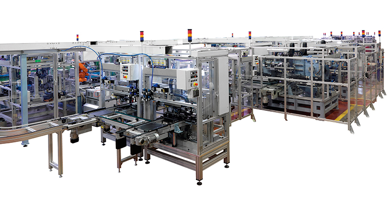 Other industrial handling and automation systems agme_Automatic assembly line