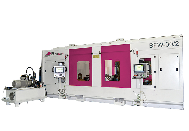 Horizontal lathes BWF-30 Friction spin welding machine with two stations
