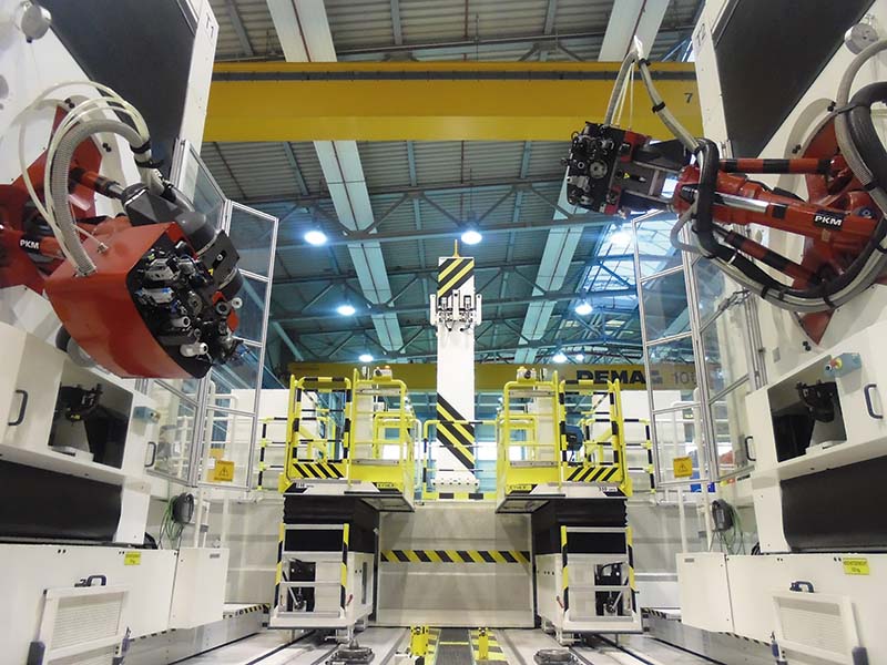 Otros sistemas de manipulación, automatización industrial y montaje TRICEPT robot basado en cinemática híbrida paralela