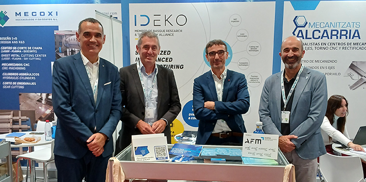 IDEKO showcases its industrial digitalisation and precision grinding capabilities in MetalMadrid