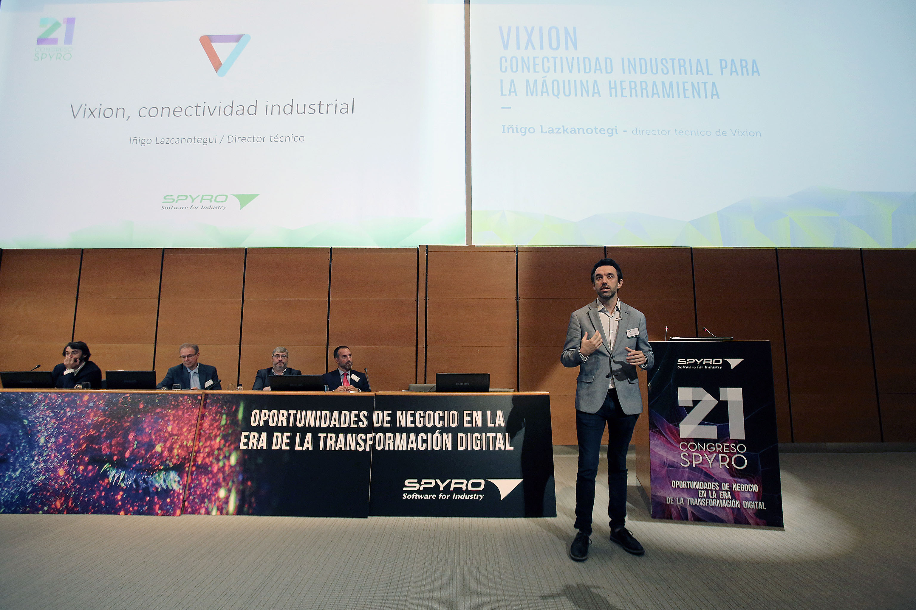 VIXION-SPYRO draws over 200 professionals to San Sebastian to learn about the digital transformation of organisations